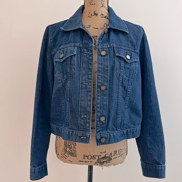 MICHAEL-MICHAEL KORS || Blue Denim Jacket. Sz. L - Picture 2 of 10